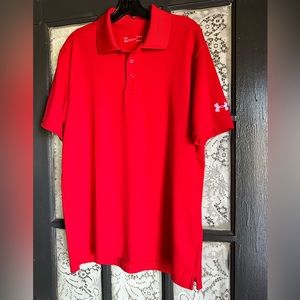 Under Armour Red Polo
